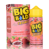 Strawberry Jam With Clotted Cream By Big Bold Creamy 100ml Shortfill