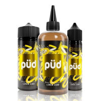 Pud dessert eliquid from Joe's Juice in Lemon Curd flavour in all sizes