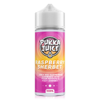 Raspberry Sherbet Shortfill By Pukka Juice 100ml
