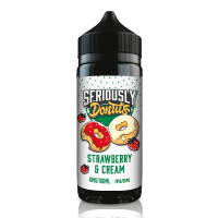 Strawberry and Cream By Seriously Donuts 100ml Shortfill 